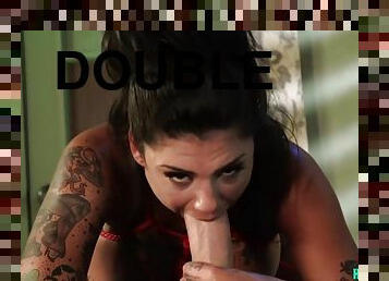 Danny D And Bonnie Rotten In Huge Cock Dude Anal Fucks Tattooed Babe