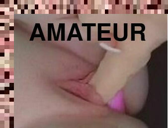 Filling my tight pussy with 8 inches of cock