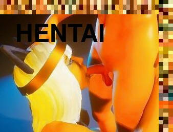 Hentai uncensored FUTANARI Cum in mouth naked Furry [3d hentai]