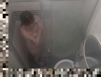 Video of my naked stepsister taking a long and rejuvenating hot shower