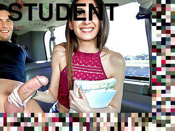 College Student Fucks For Tuition Money - BangBus