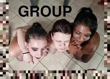 רחצה, אורגיה-orgy, משתינים, מציצה, מין-קבוצתי, נקודת-מבט, שרותים, קטנה, פטיש, מקלחת