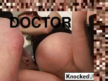 Knocked Up Redhead Loves Her Doctor Visits