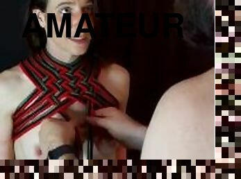 Shibari in Action Full Tie!!! Model/RopeBunny: Little Pyrohy