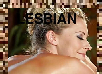 Masseuse jojo kiss has lesbian fun with lovely lena nicole
