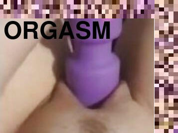 klitta, masturbation, orgasm, kvinnligt-sprut, amatör, ensam