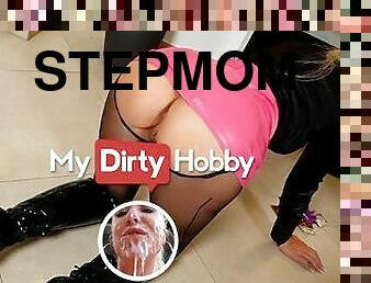MyDirtyHobby - Stepmom gets a facial from stepson