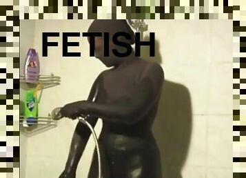 FETISH IN PANTYHOSE. SHOWER