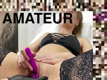 Mistress Fisted Her Friend In Her Pussy Hard Clitoris Masturbation With A Vibrator 7 Min