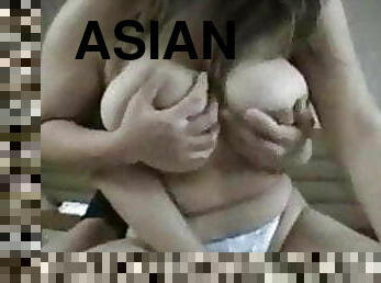 Asian girl with big boobs