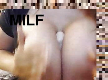 cul, gros-nichons, masturbation, milf, rousse, naturel