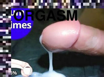 Cum Meter 15, Cum 3 times til sperm are empty, Slow motion