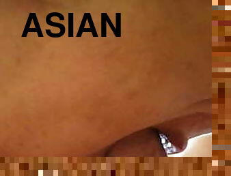 asiatisk, fet, fru, avsugning, hemmagjord, bbw, knubbig, filipinsk, kuk