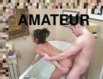 Bathtub Anal Squirt