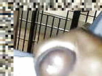 masturbation, amateur, énorme-bite, gay, branlette, black, prison, prison-prison