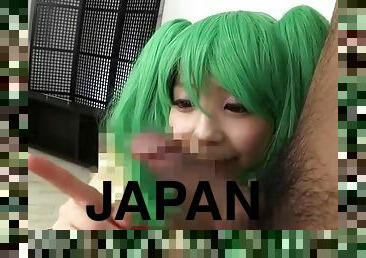 Classy Japanese Ruka Kanae is sucking my cock