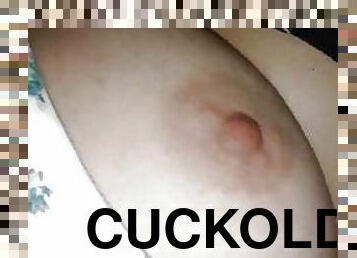 cuckold sucks teet black