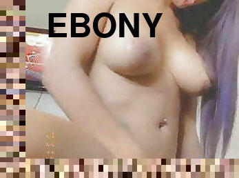 Sexy Ebony Tranny Babe Teasing