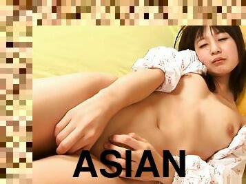 アジアの, マスターベーション, アクメ, 日本人, 独奏, 微乳