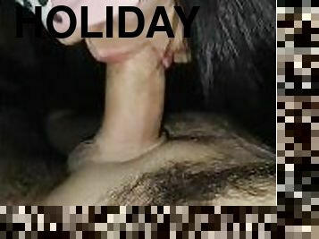 homemade holiday blowjob