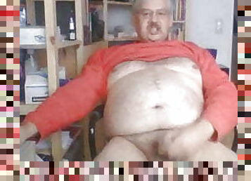 pai, gordo, masturbação, amador, gay, punheta, bbw, ejaculação, webcam, paizinho