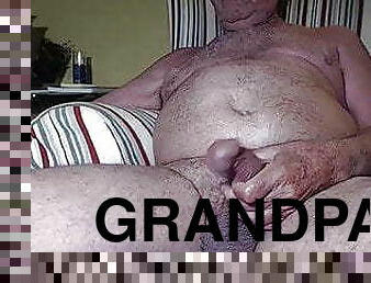 grandpa stroke on webcam