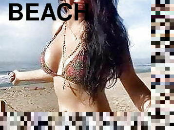 Beach hot girl