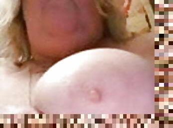 storatuttar, mormor, masturbation, mogen, gamling, milf, hemmagjord, bbw, pov, naturlig