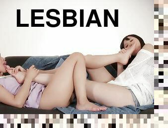 lesbian feet slave