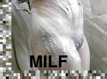 asian, mandi, payu-dara-besar, berambut, alat-kelamin-wanita, matang, milfs, buatan-sendiri, ketat, mandi-shower