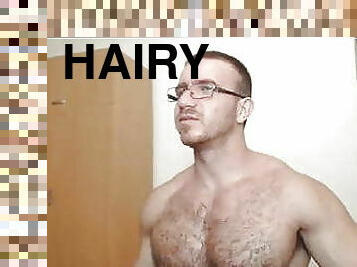 uncut hairy bator busts on his belly