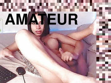 onani, transvestit, amatør, fødder, afrivning, webcam, lille, solo, lille-tiny, pik