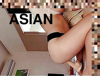 asiático, tetas-grandes, masturbación, pezones, orgasmo, mamada, madurita-caliente, japonés, animadora, china