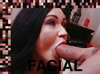 cumshot, facial