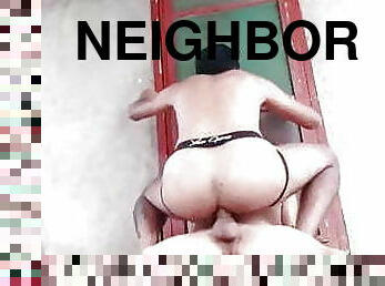 Sitting on the neighborhood thug&#039;s dick