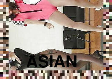 aasialainen, vanha, sukkahousut, salainen, 18-v, alusasut, vanhempi, ruskeaverikkö, saappaat, nailon