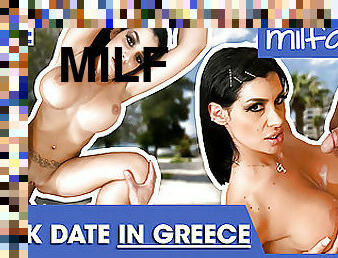 Hard pussy pounding for Greek beauty Rosa! Milfakia.com