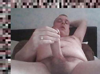 Daddy cums on cam