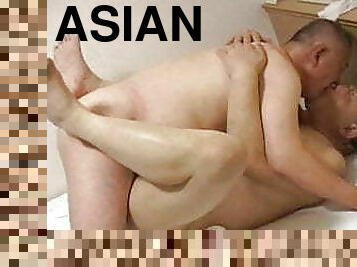 asiático, pai, masturbação, velho, anal, maduro, chupanços, gay, japonesa, punheta