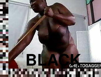 Ghetto gagging dirty BBW black