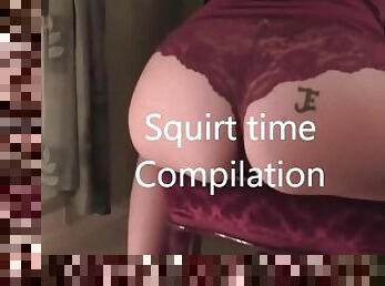 Squirt time Compilation with me Zoe