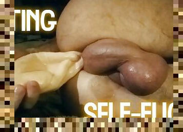 Self-fucking and fisting slim twink