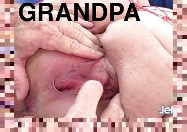Sizzling Sex with Horny Grandpa and Juicy Fat Slut Kylie BBW
