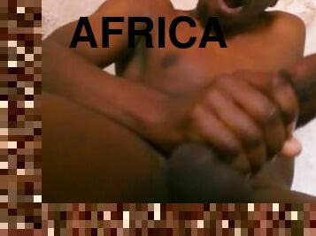 AFRICAN BUSTING A HUGE AND MOANING LOUDLY