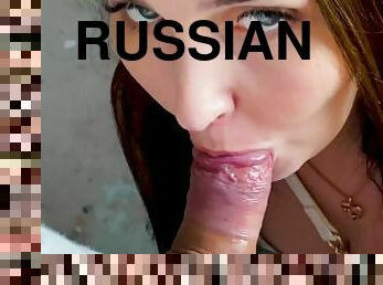 rusia, sekretaris, amatir, blowjob-seks-dengan-mengisap-penis, sperma, wawancara, atasan