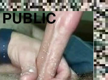 Masturbating in public