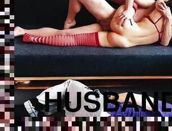 Husband Tied Up While Wife Fucks Employee (TEASER)