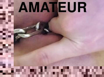 Chained my pussy to my asshole