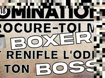 SNIFF L'ODEUR DES COUILLES DE TON BOSS - DOMINATION Franais