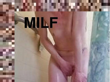 kylpy, masturbaatio, ruikkiminen, vaimo, amatööri, typykät, milf, äityli, pov, söpö